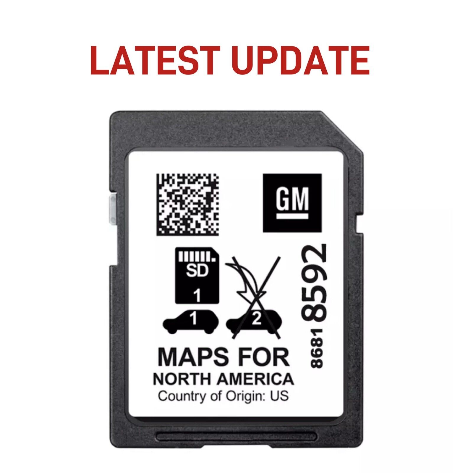 2023 GPS Navigation SD Card Map 85618592 For GM GMC Acadia Canyon Sierra Yukon