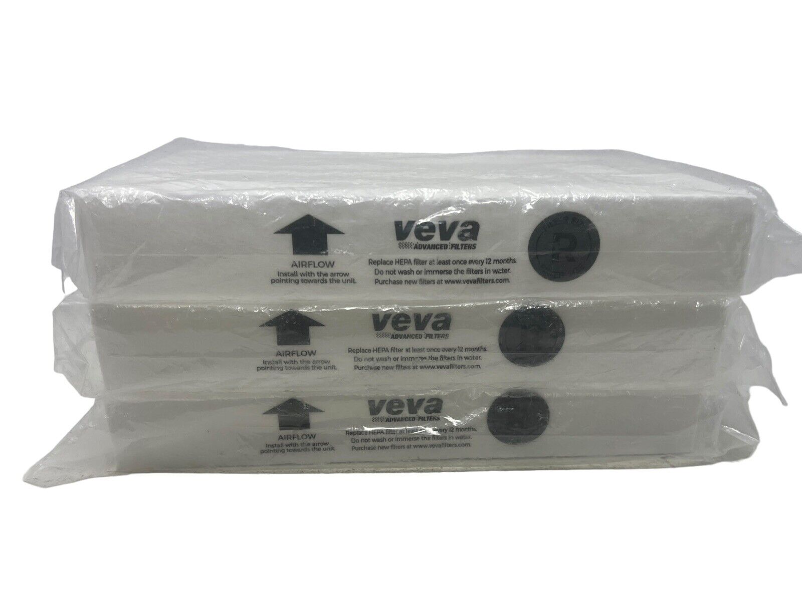 Lot Of 3 VEVA Premium True HEPA R Filters NEW UNOPENED