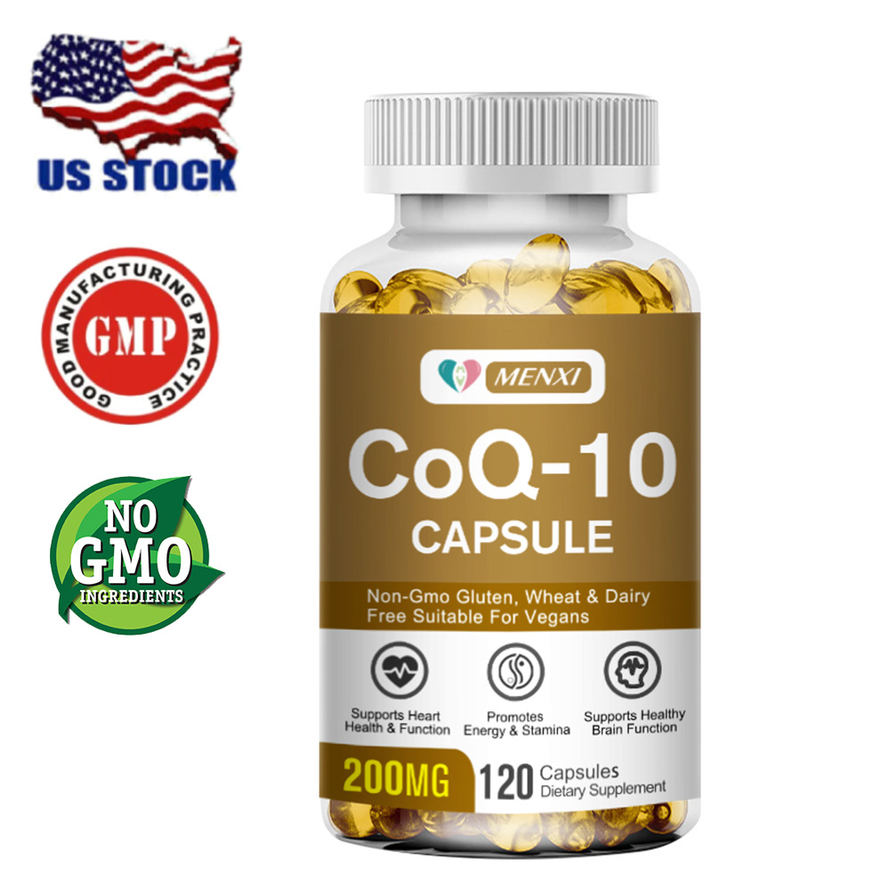 COQ 10 Coenzyme Q-10 200mg Cardiovascular Health, Increase Energy & Stamina