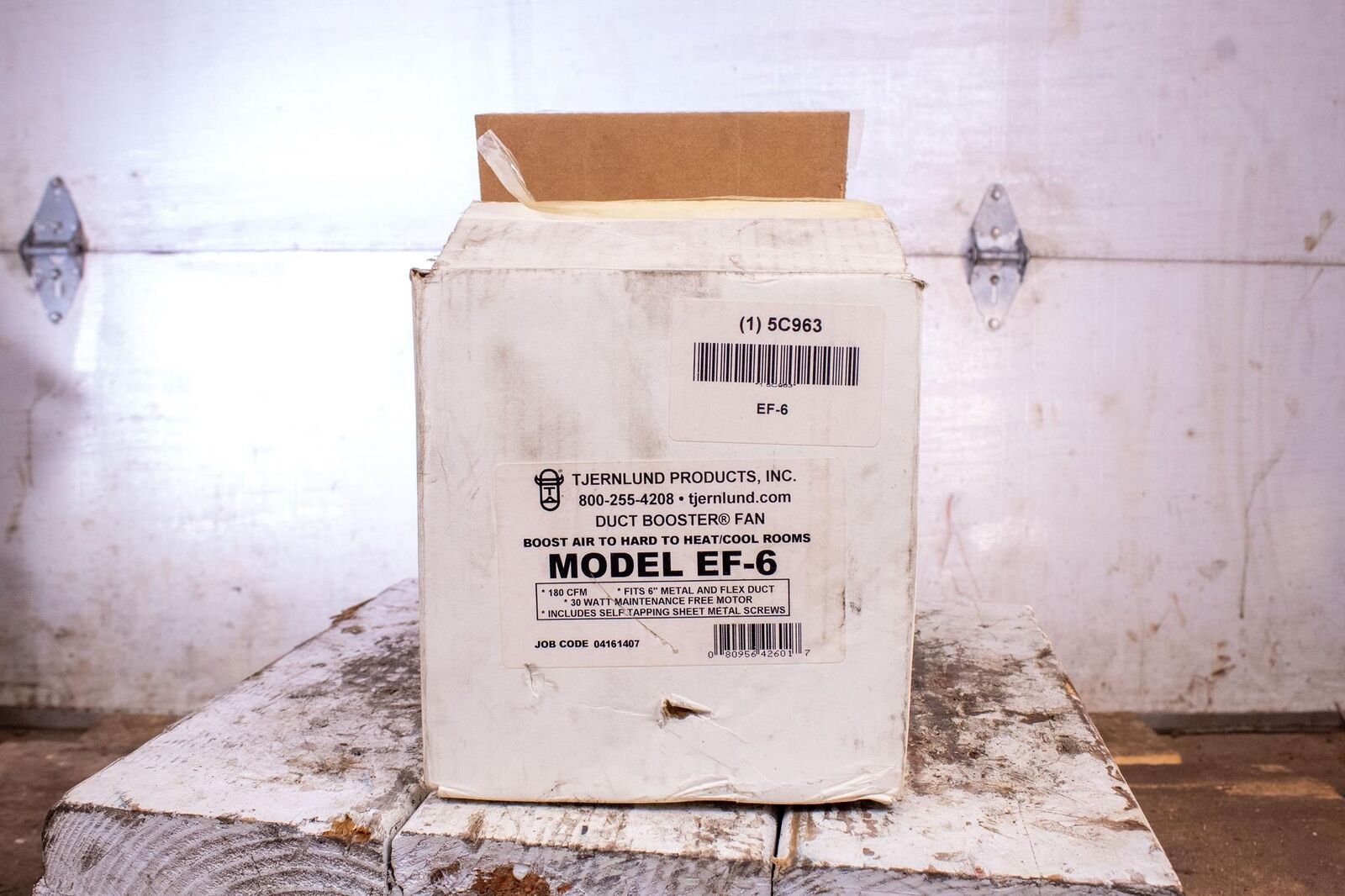 TJERNLUND PRODUCTS, INC. MODEL EF-6 DUCT BOOSTER® FAN (1) 5C963 6\