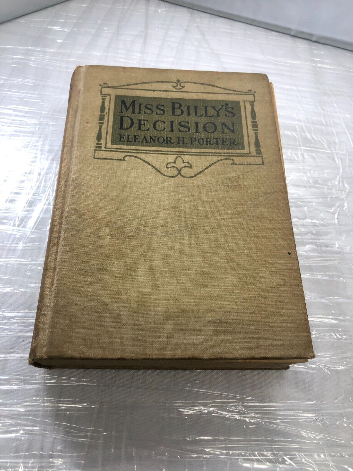 Antique Book Miss Billys Decision by Eleanor H Porter 1916 Vintage Fiction
