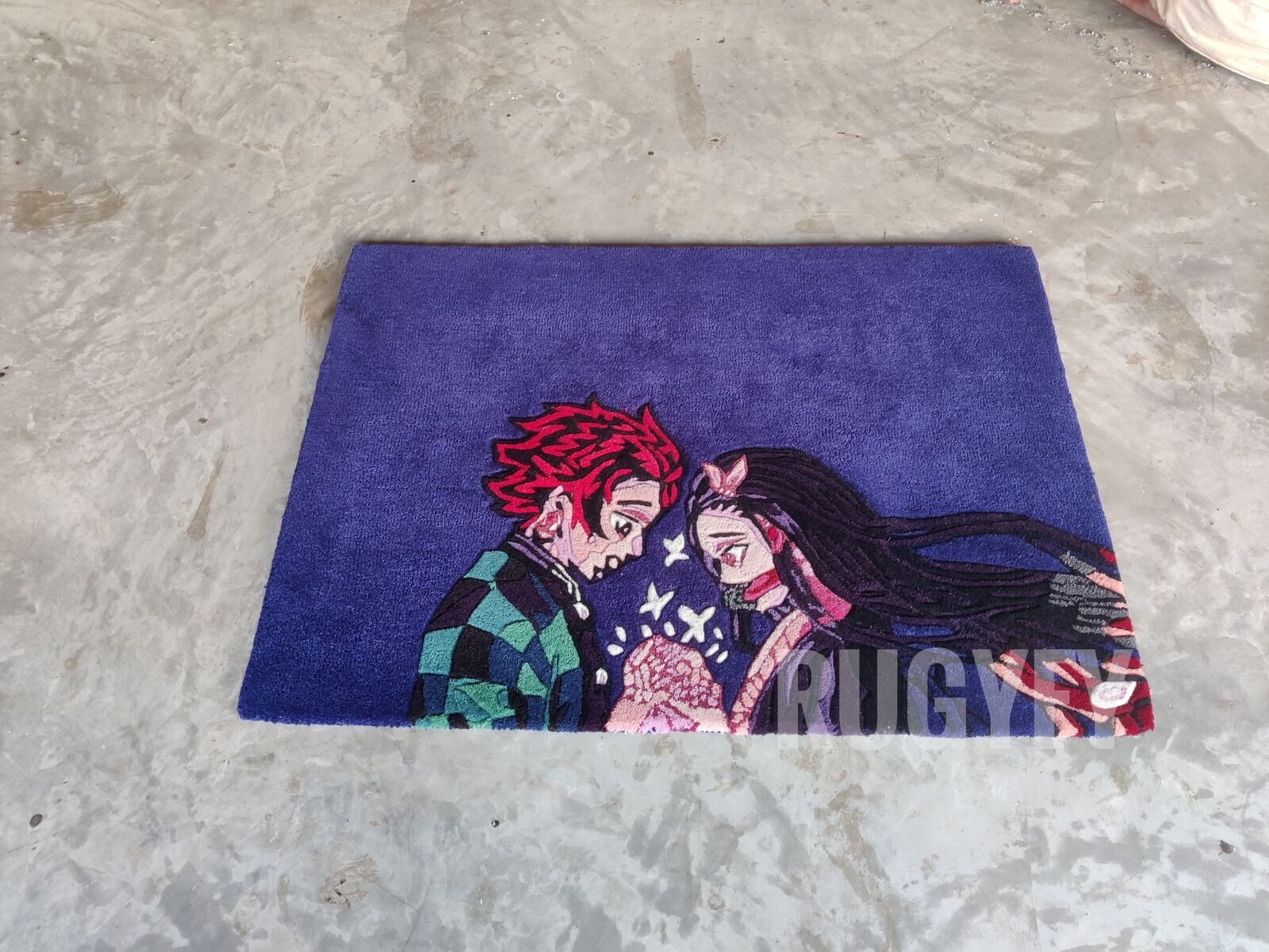 Anime Custom Hand-Tufted Wool Rug Area Carpet