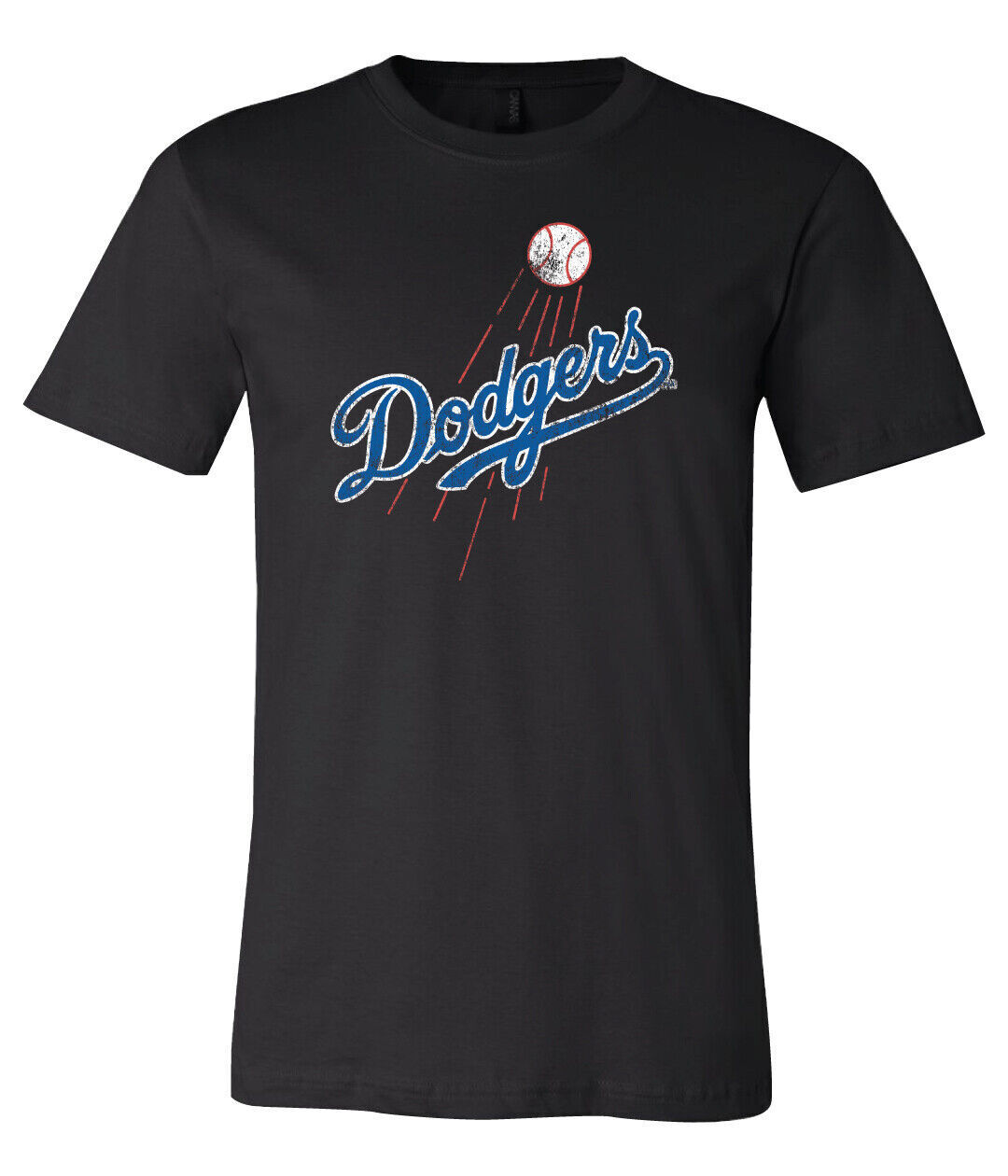 Los Angeles Dodgers Main Logo Distressed Vintage logo T-shirt 6 Sizes S-6XL