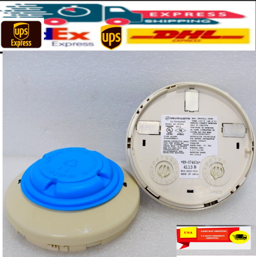 10 PCS X BRAND NEW Fire-Lite SD355 Photoelectric Addressable Smoke Detector