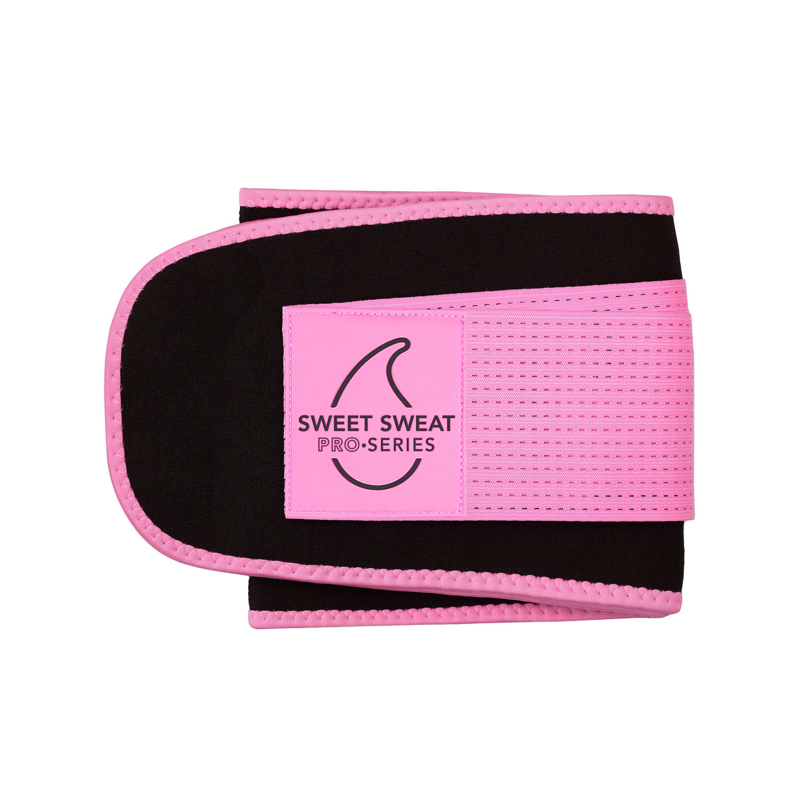 Sweet Sweat Waist Trimmer Pro - Black / Pink M / L (45 x 8.5in) 3.5 - 4mm thick