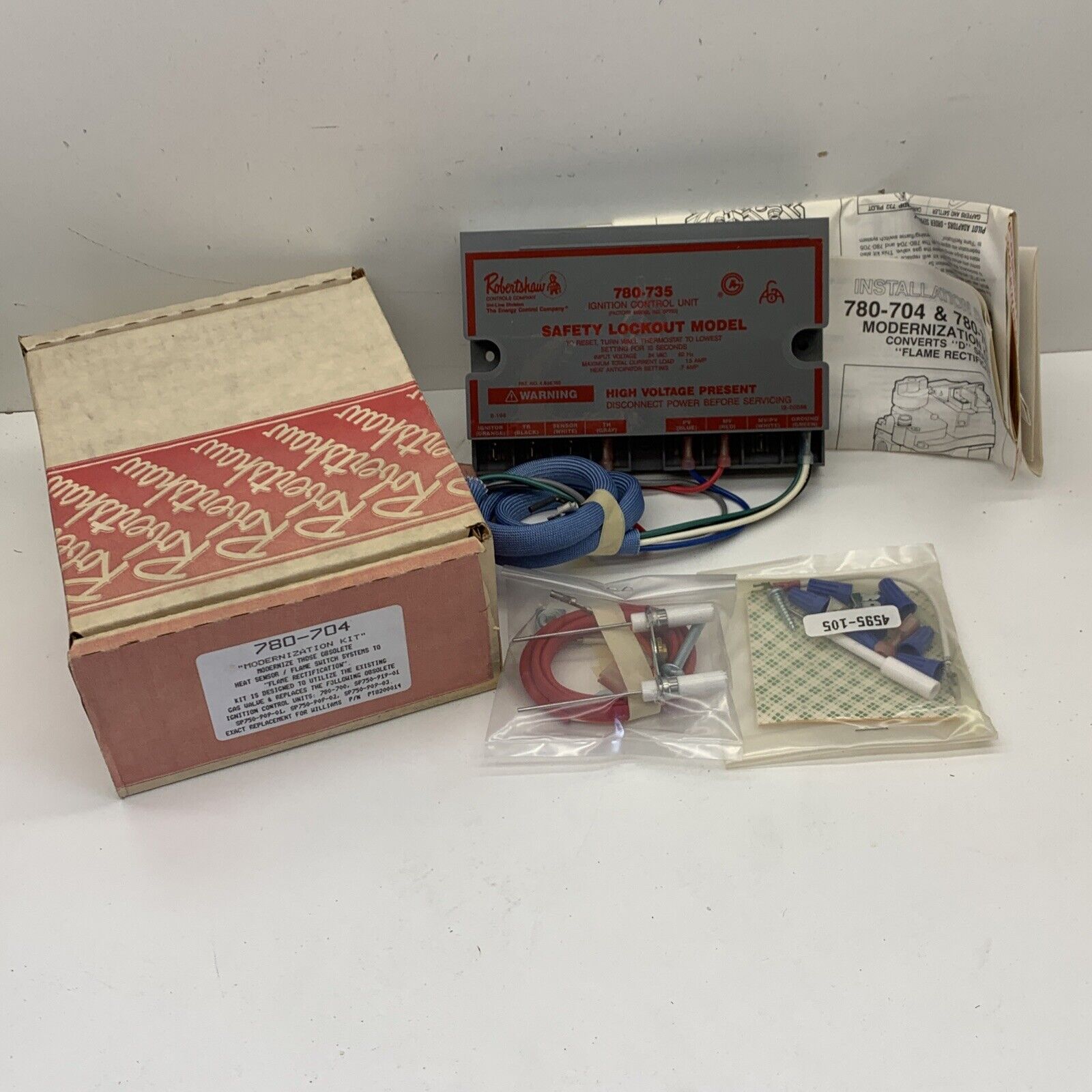 Robertshaw 780-704 Kit (780-735 Ignition Control Unit Safety Lockout Model)