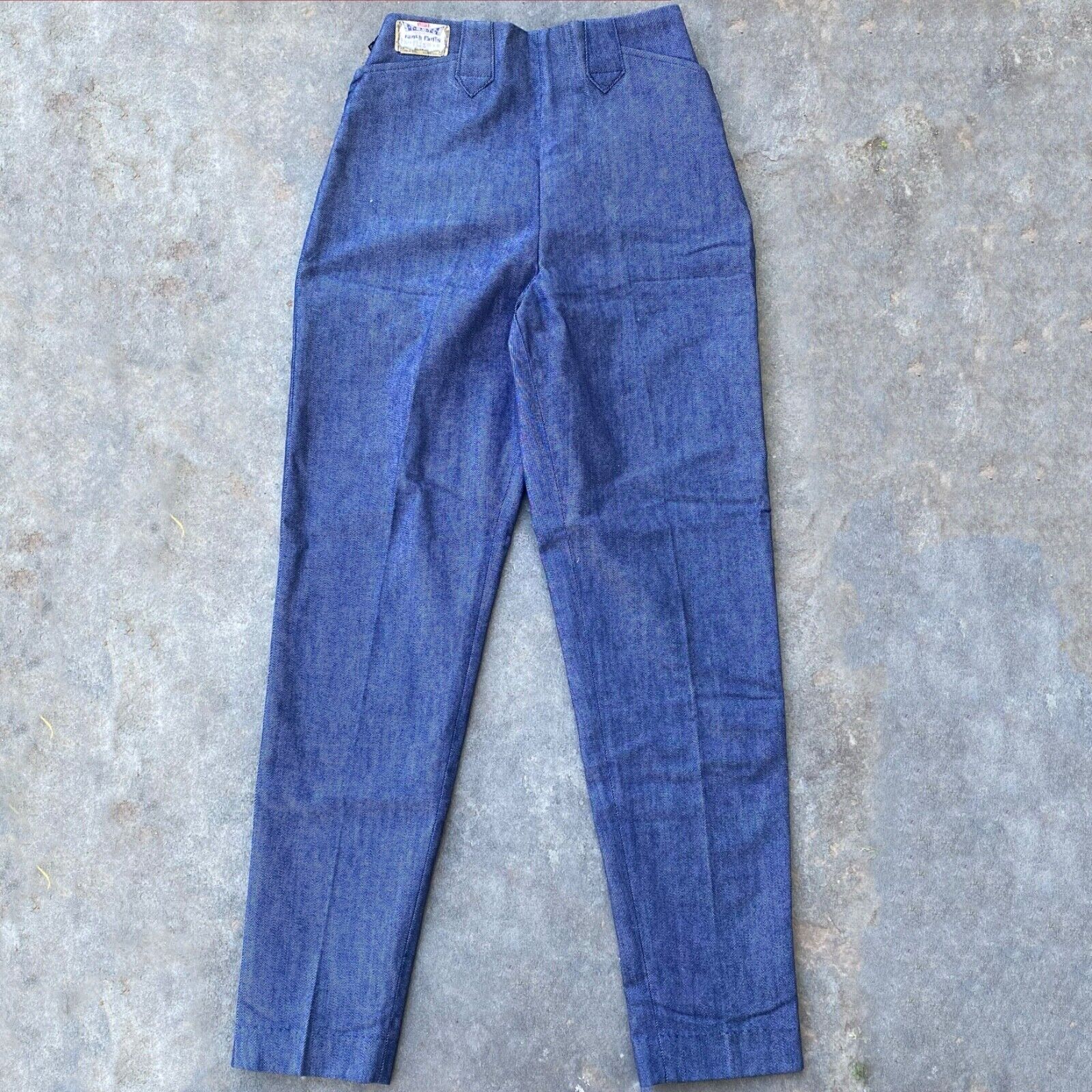 DEADSTOCK NWT Vintage 1960\'s Levi\'s Stretch Ranch Western Side Zip Dark Jeans