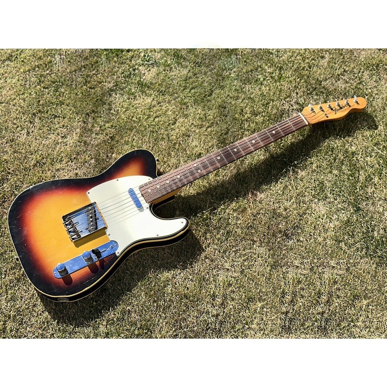 Used 1966 Fender Fender Custom Telecaster Sunburst SS Rose FB Refretted 3.05kg