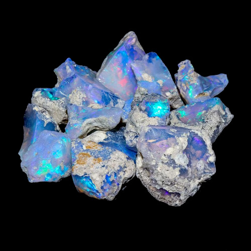 50 Cts 100 % Natural Ethiopian Jumbo Welo Fire Opal Rough Specimen Gemstone Lot
