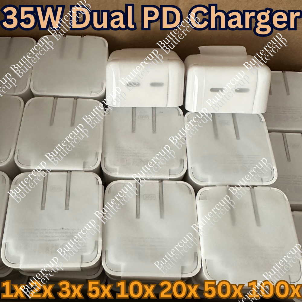 35W Dual USB-C Wall Adapter Fast Power Charger For Apple iPhone 14 15 8 iPad Lot