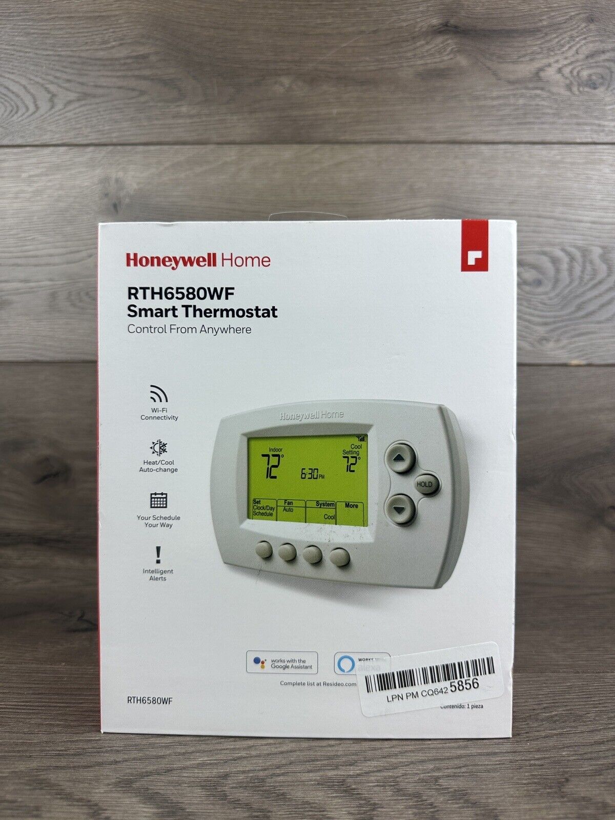 Honeywell Wi-Fi 7-Day Programmable Thermostat (RTH6580WF)