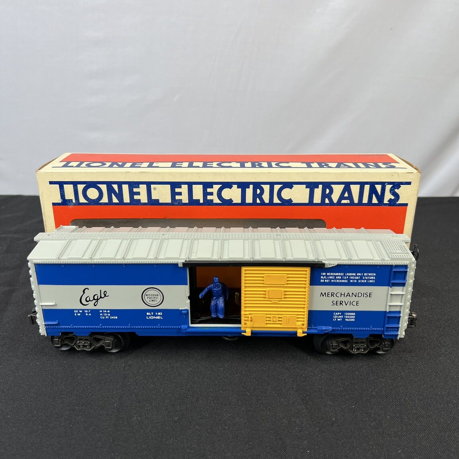 Lionel 6-9219 M.P. Animated Box Car O Gauge In Box