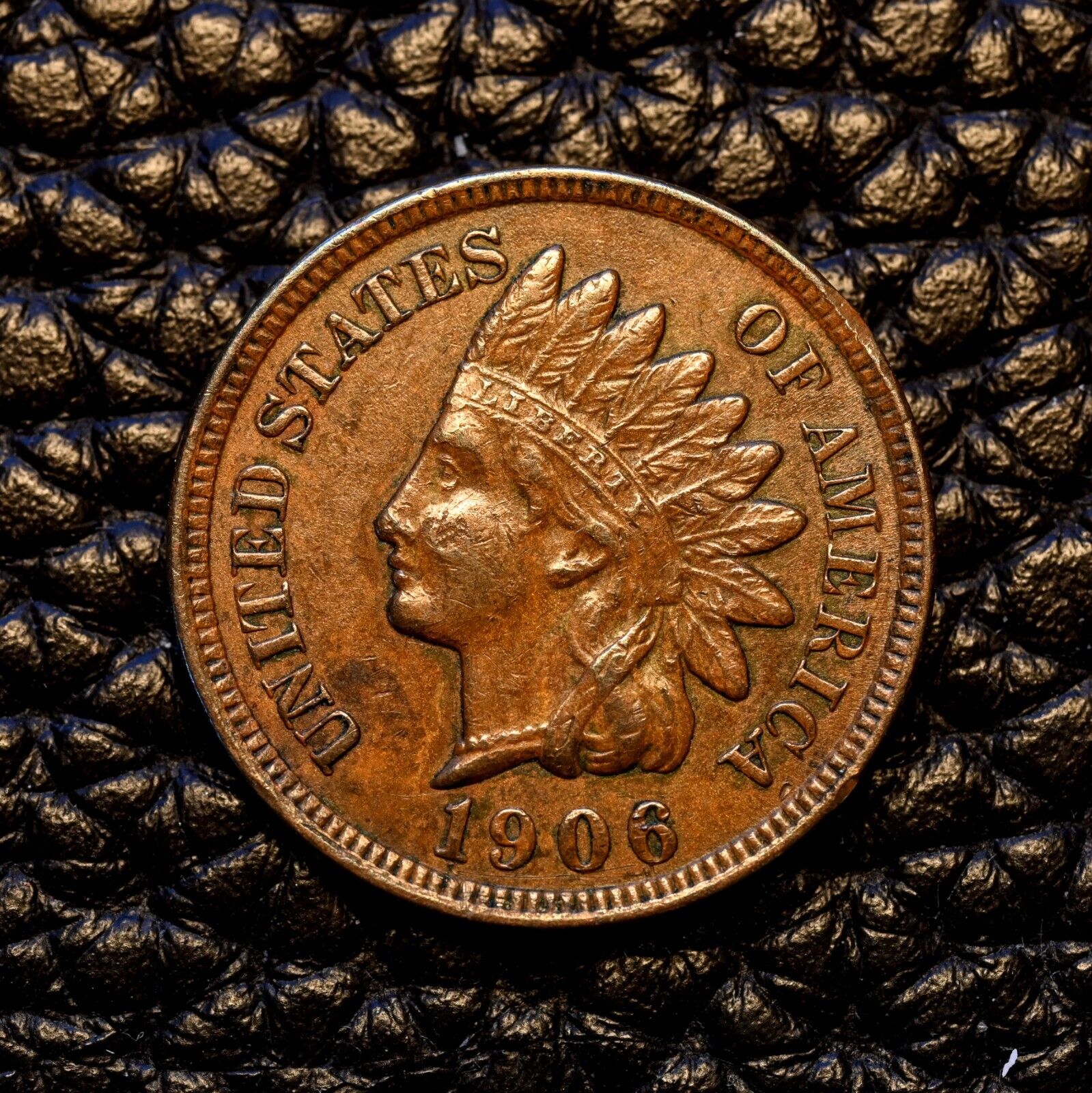 (ITM-6047) 1906 Indian Cent ~ AU+ Condition ~ COMBINED SHIPPING