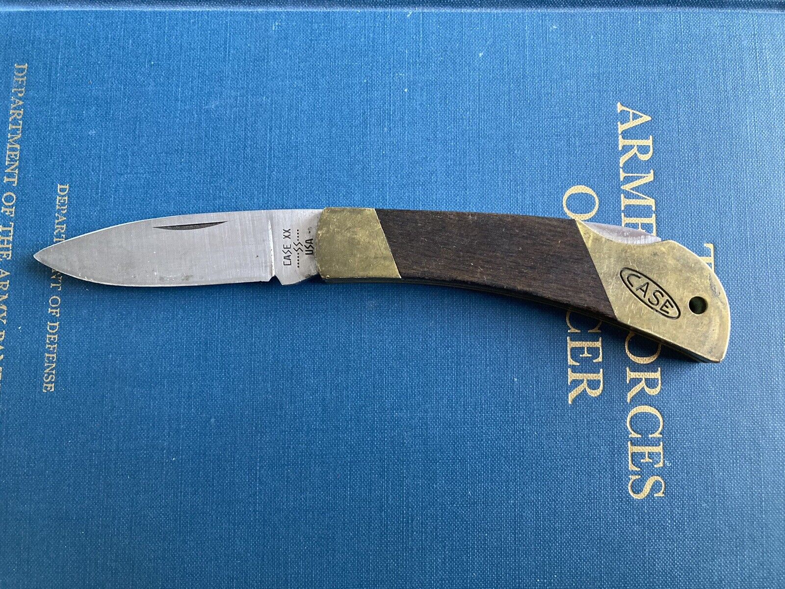 1980s Vintage CASE XX P10051L Folding Pocket Knife USA Hunting Single Blade