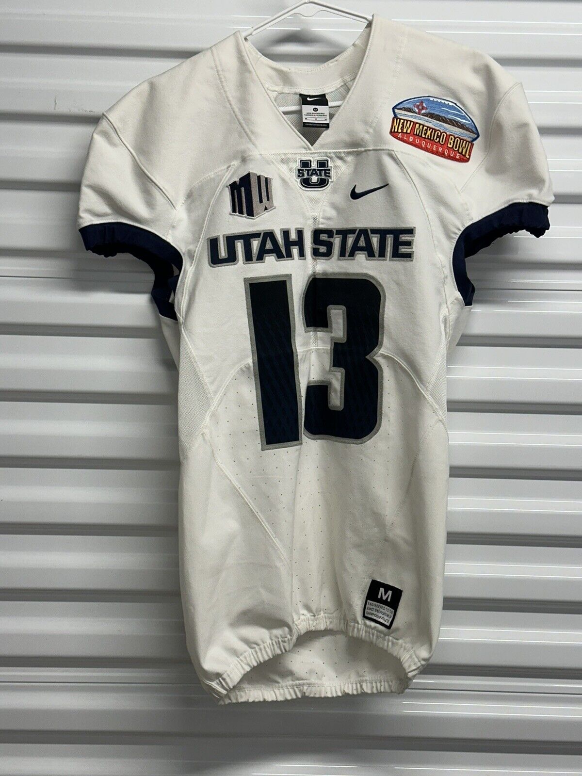 VTG Utah State #13 Replica Football JerseyCollege Nayy - MEDIUM