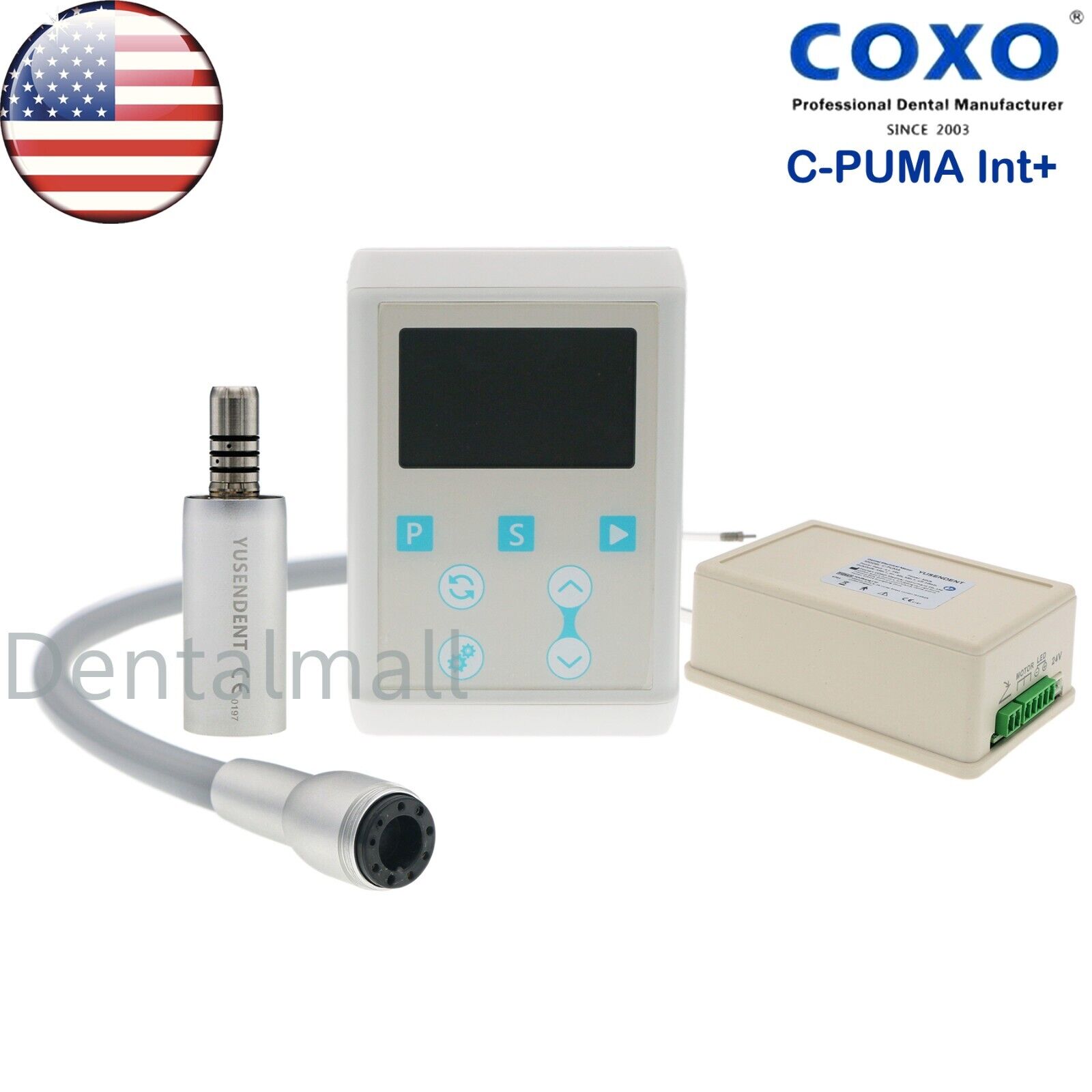 COXO Dental Built in Electric Motor  BEING 1:1 Fiber Optic Contra Angles FG1.6mm