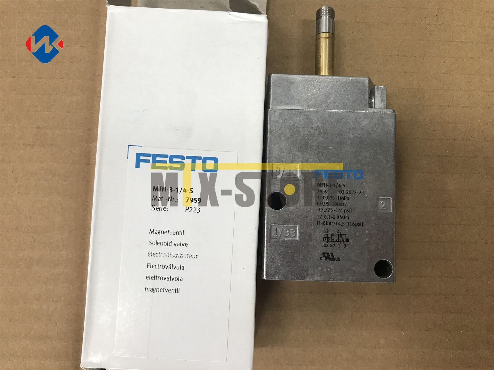 1pcs New Festo Brand new ones pneumatic control valve JH-5-1 / 2 10165