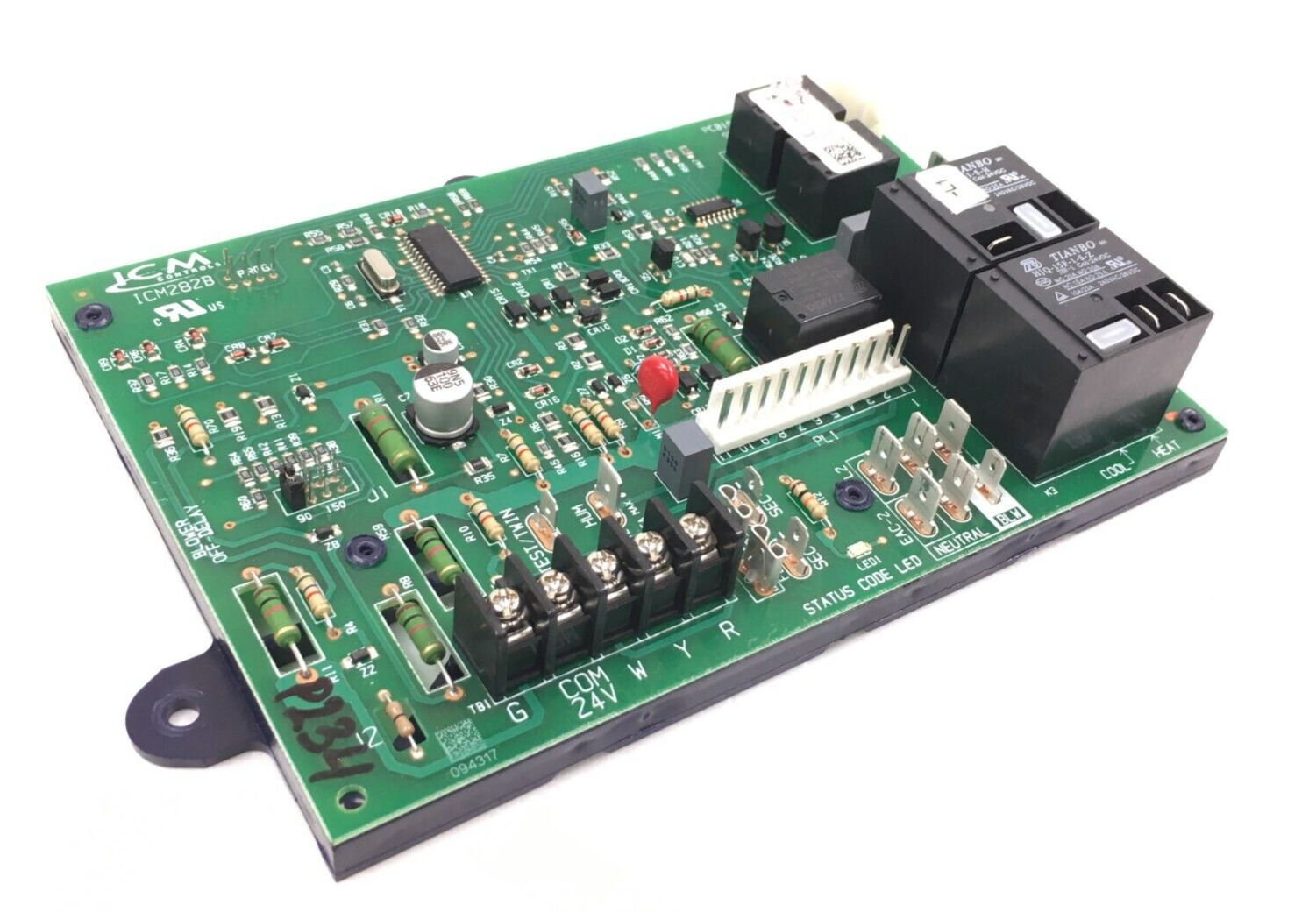 ICM Carrier ICM282B Furnace Control Circuit Board PCB1018-8B used #P234
