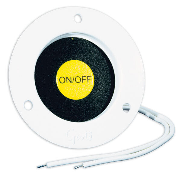 Grote 44380 Recessed Momentary Ground Switch (White)