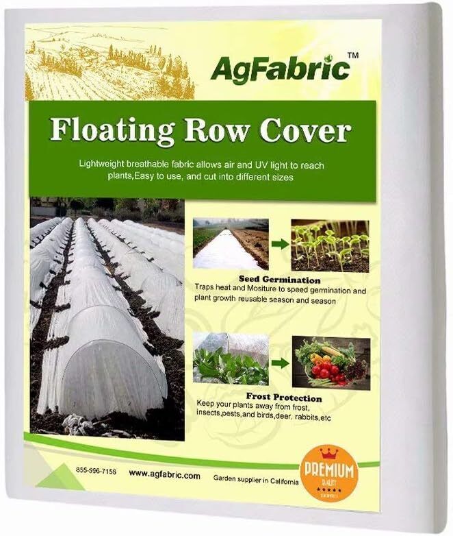 Agfabric Floating Row Cover Freeze Sun Insect Protection Frost Cloth Plant Cover