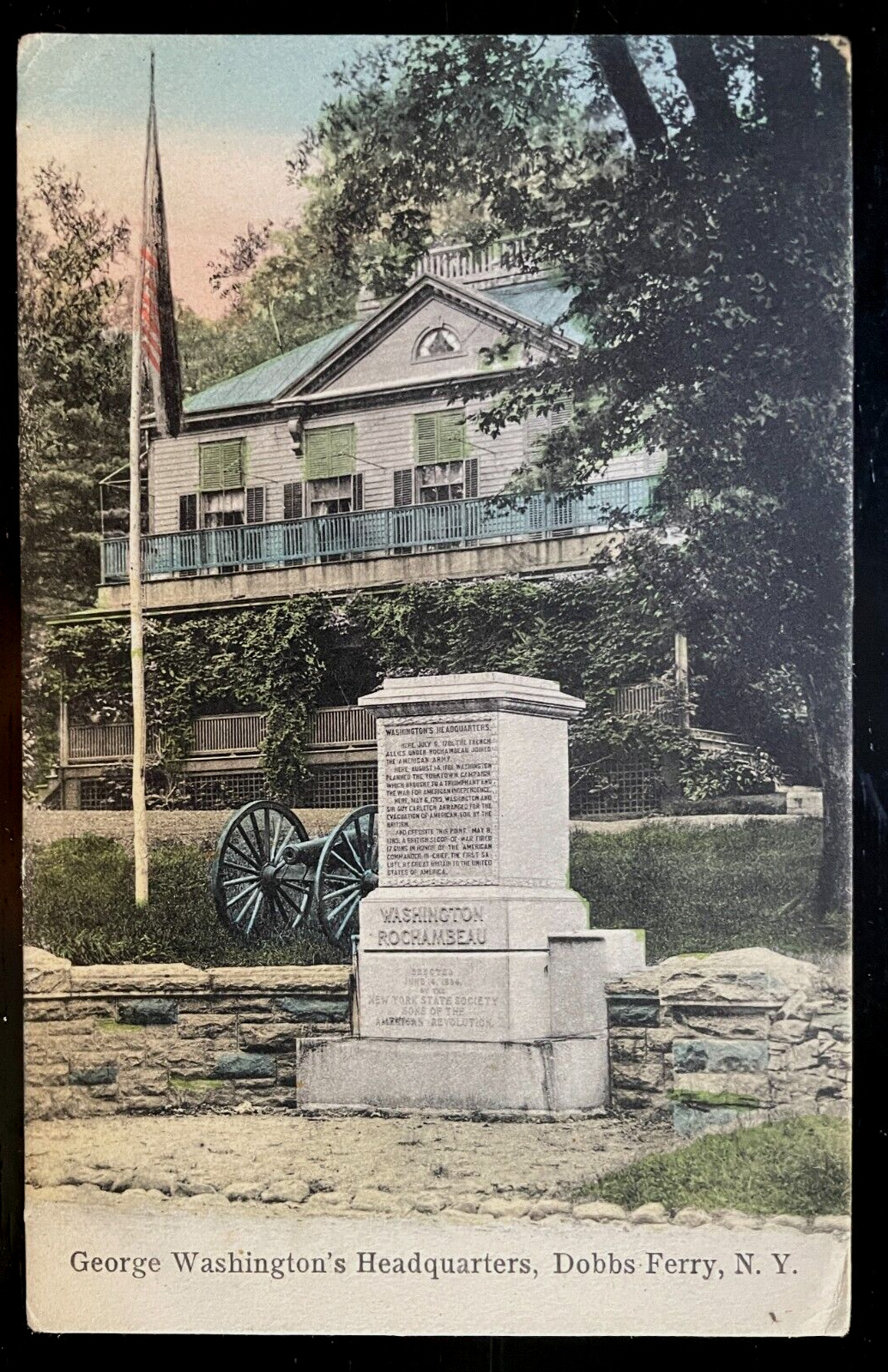 Vintage Postcard 19907-1915 George Washington\'s Headquarters, Dobbs Ferry, NY