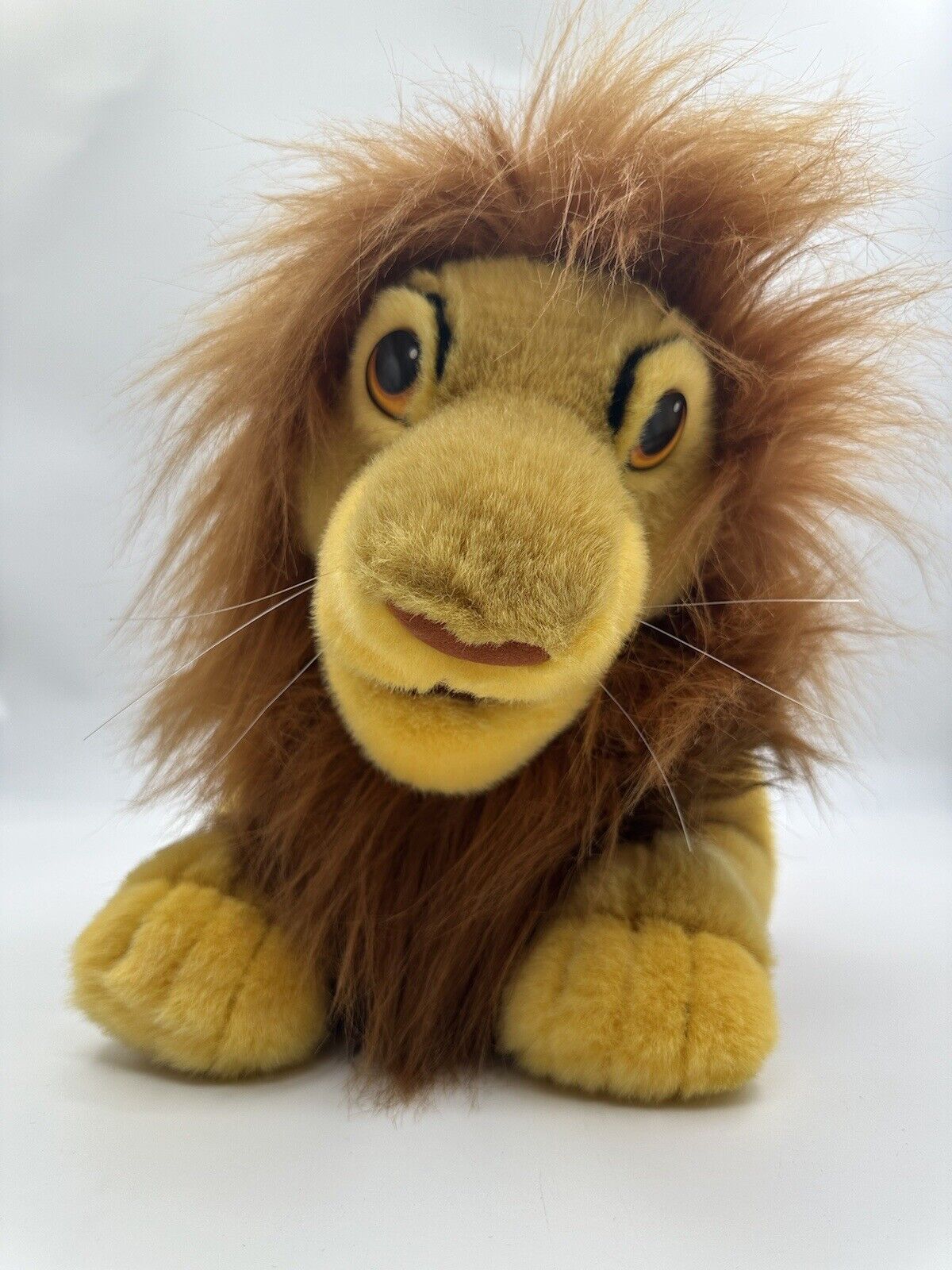 Disney Lion King Simba Adult Plush Puppet And Hide Pocket Vintage