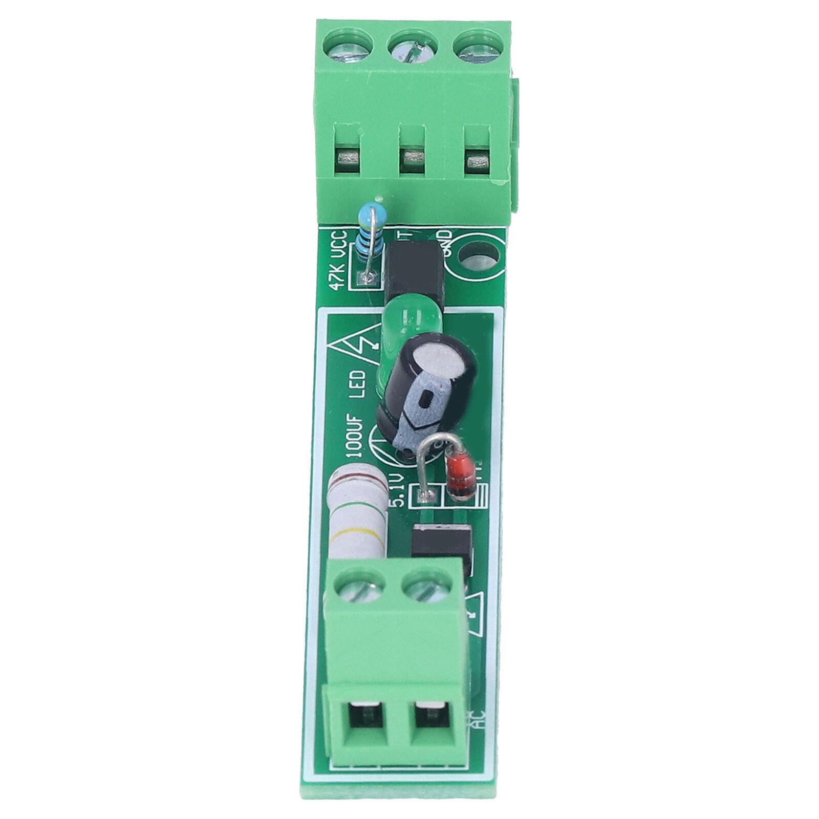 Opto Isolator Module 1-Channel Optocoupler Isolation Board Voltage Detection PLC