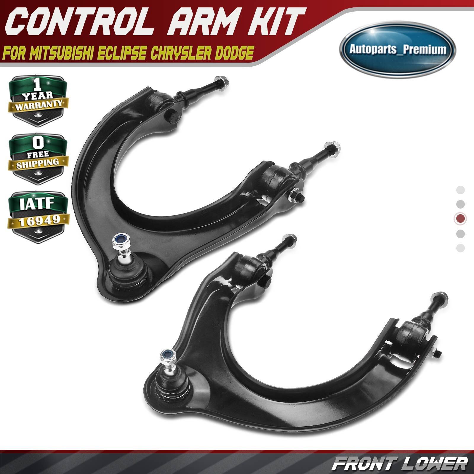 2x Front Lower Control Arm & Ball Joint Assembly for Mitsubishi Eclipse Chrysler