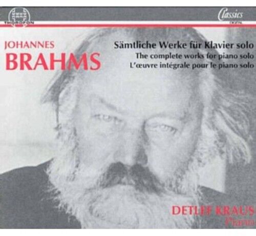 J. Brahms - Complete Works for Solo Piano [New CD]