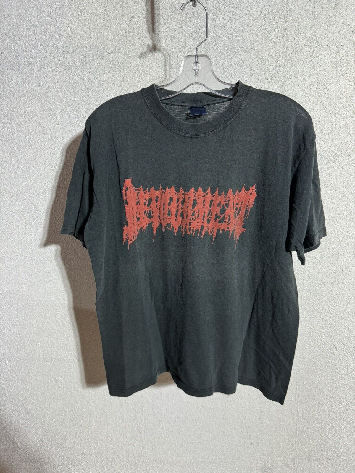 Vintage 90s Devourment Demo Era Double Sided T Shirt L Texas Death Metal TXDM