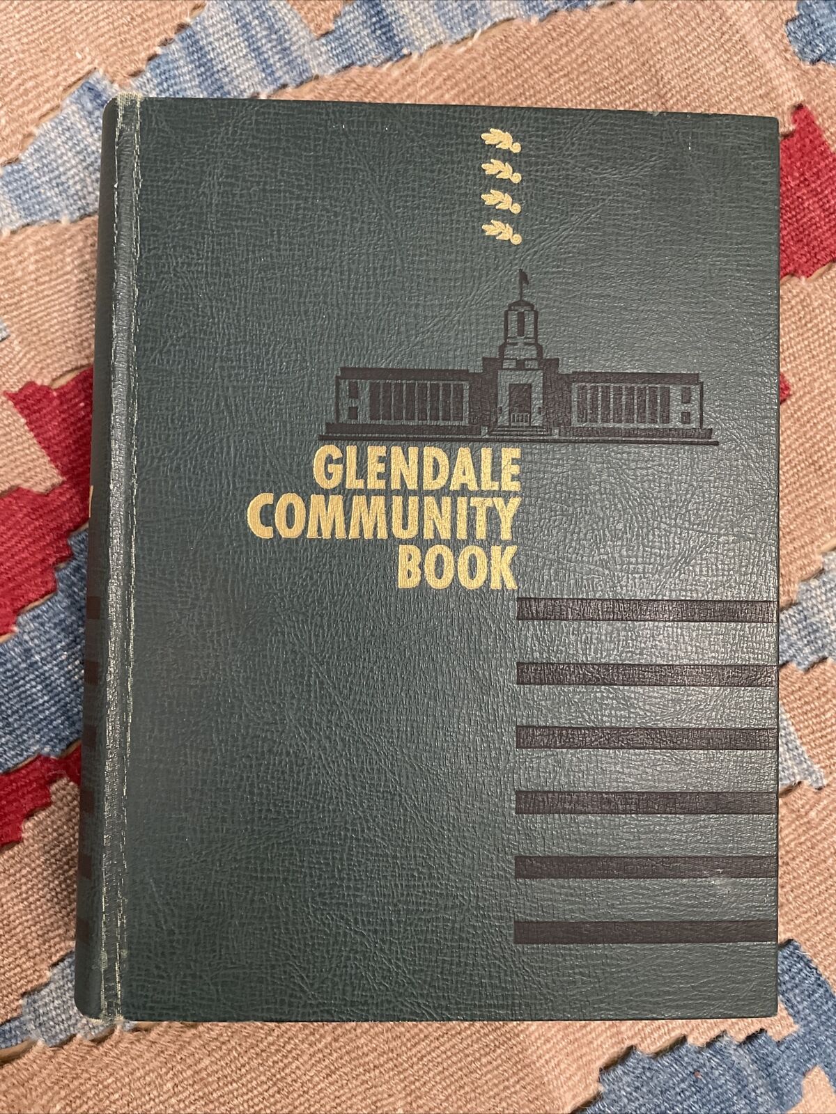 1957 City Of Glendale California Community Book Local History Vintage 1000pages