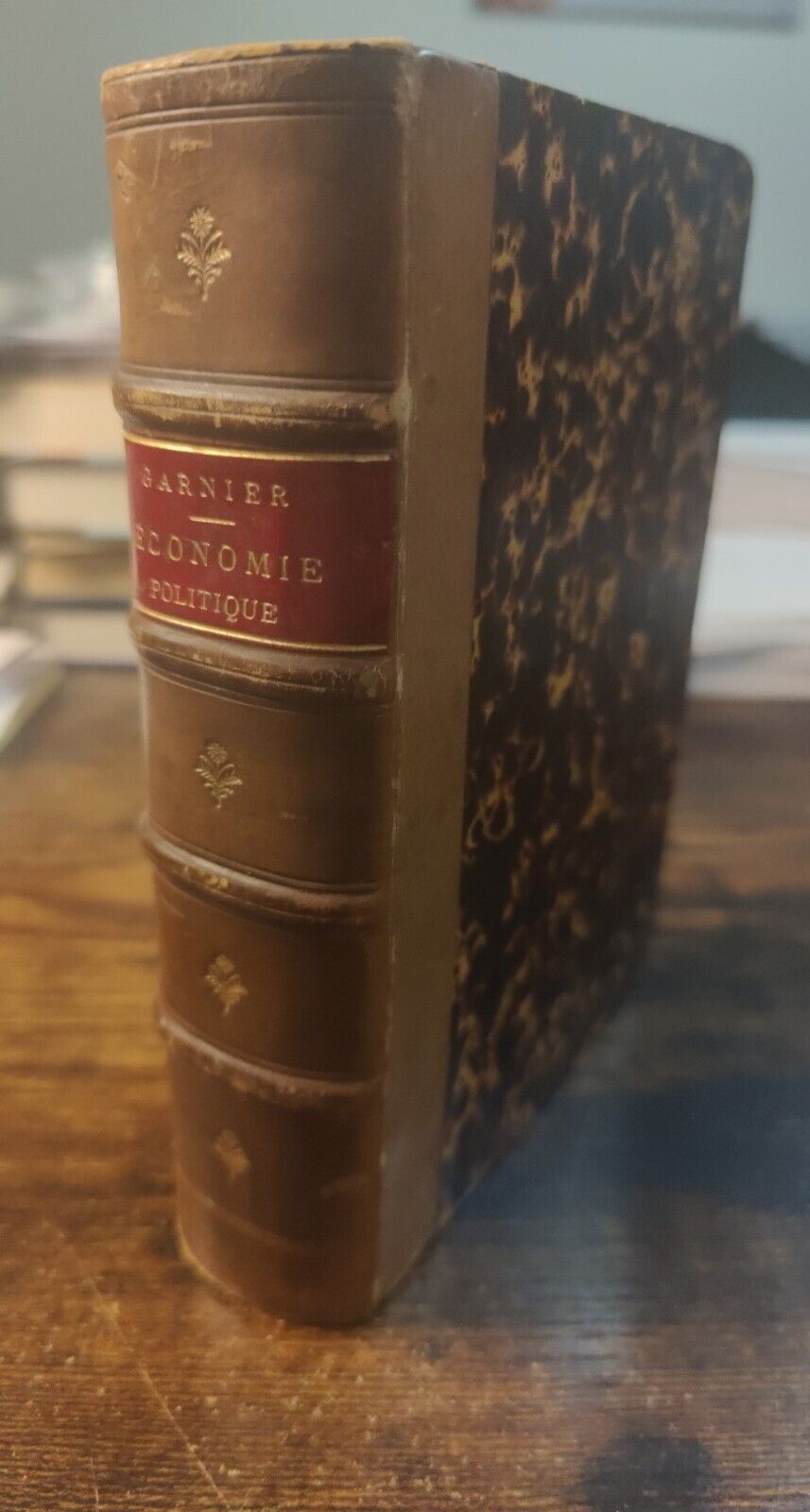 1868 Vintage French Book Traite Economique Sociale Industrielle Joseph Garnier