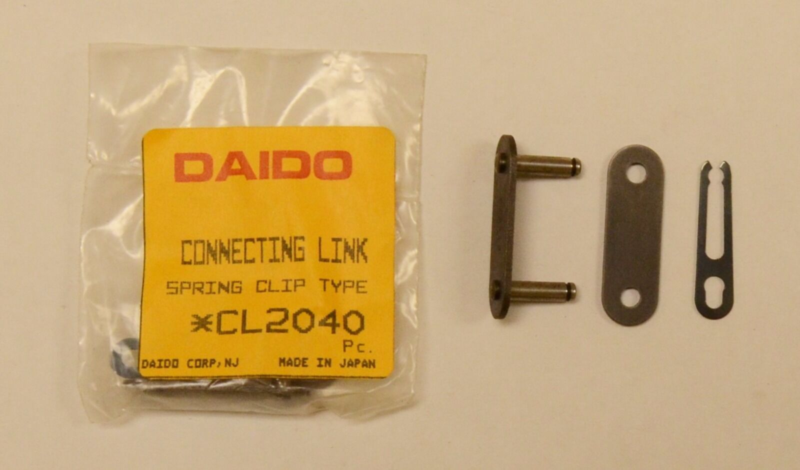Lot of 5 ~Daido Connecting Links, Double Pitch, Conveyor, Steel, Ind. No. CL2040