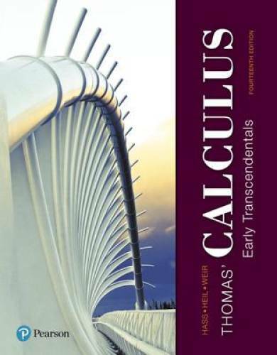 Thomas\' Calculus: Early Transcendentals (14th Edition) - Hardcover - GOOD