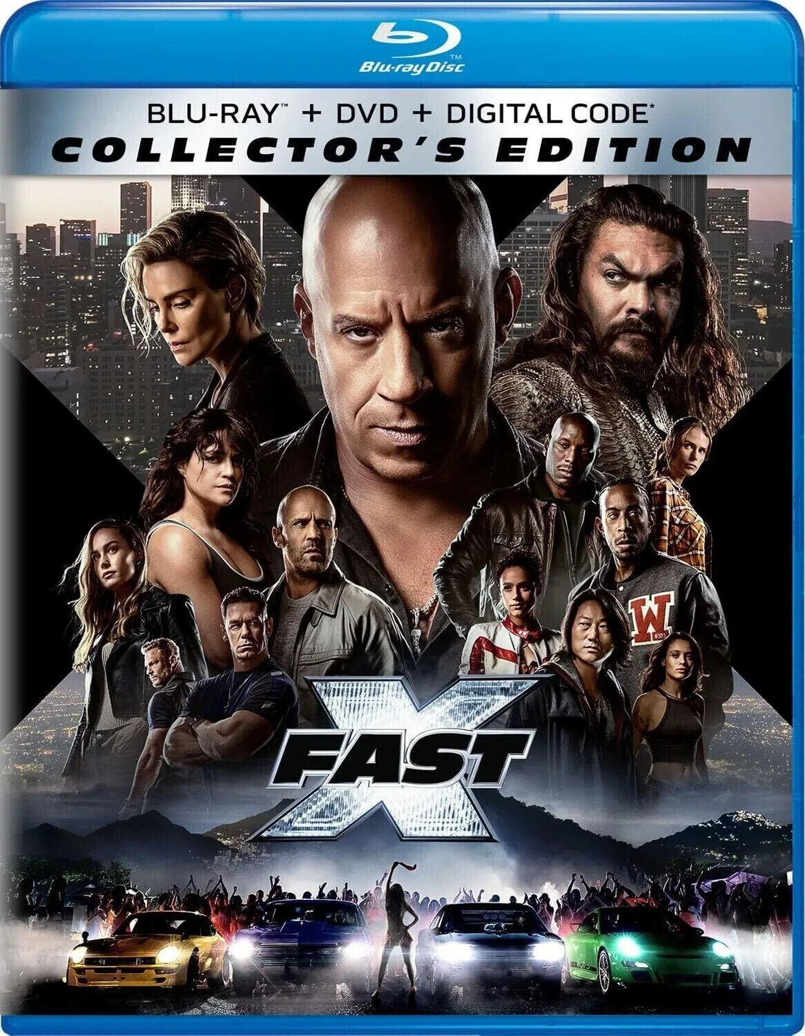 BRAND NEW Fast X part 10 Blu-ray + DVD + DIGITAL W/ SLIPCOVER Ships Today SEALED