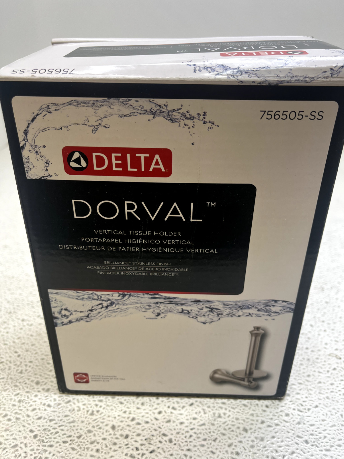 Delta Dorval Wall Mounted Toilet Paper Holder 756505-SS