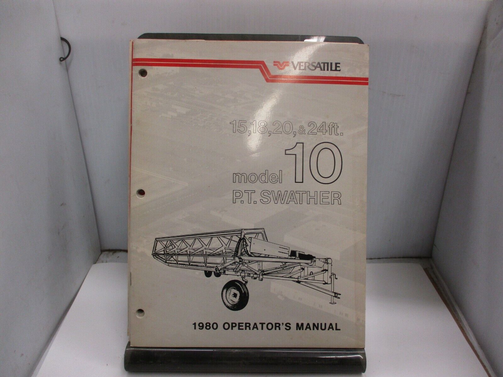 Versatile Farm Equipment Model 10 P.T. Swather 1980 Operator Owners Manual 