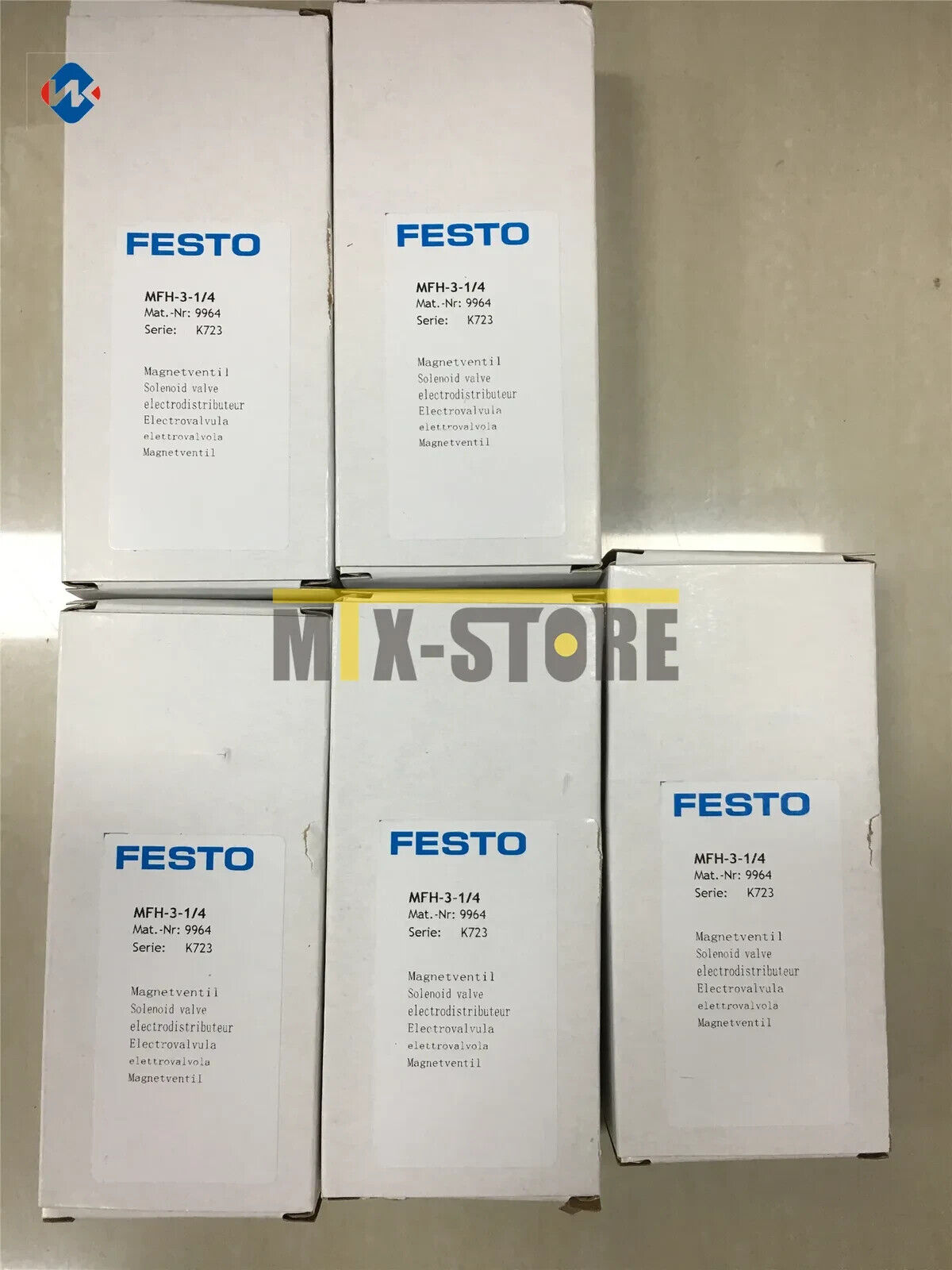 1pcs New & Genuine Festo MFH-3-1/4 9964 Solenoid Valve MFH-3-1-4