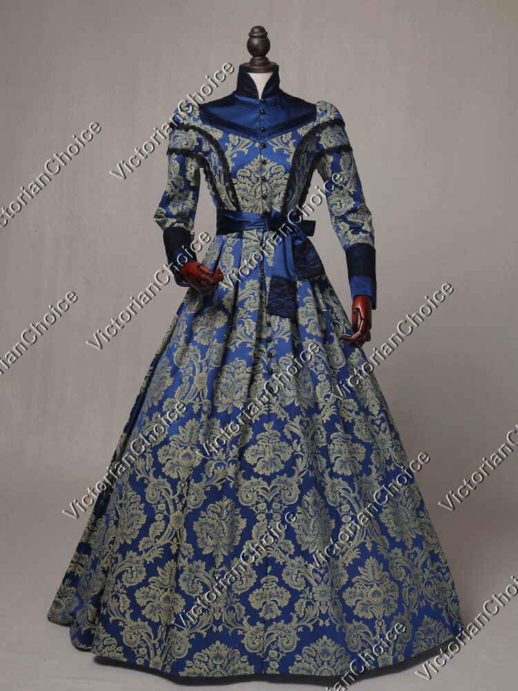 Renaissance Regal Medieval Victorian Queen Dress Game of Thrones Costume C021