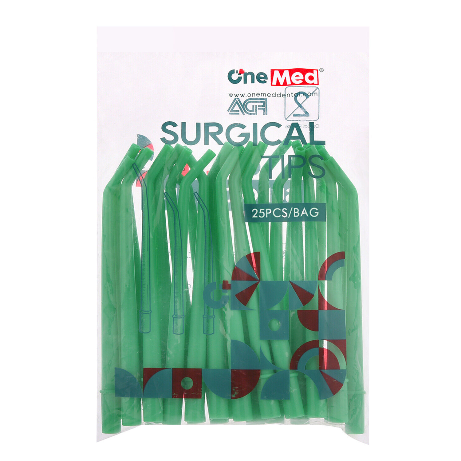 Dental Disposable Surgical Aspirator Saliva Suction Tip Tube,50pcs(2 Bags)