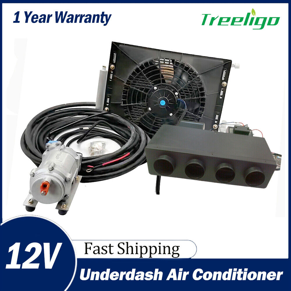 Underdash Electric Air Conditioning Compressor A/C KITS 404-000 12V Cool-Only