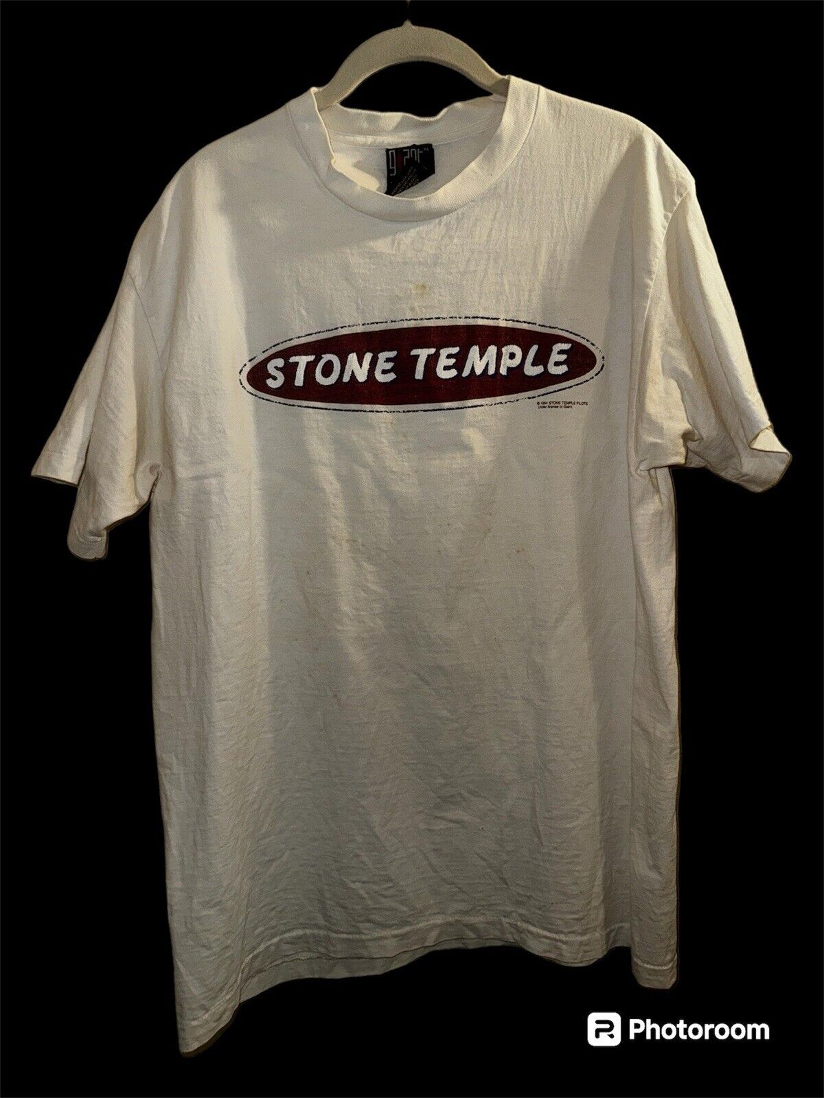 Vintage 1994 STONE TEMPLE PILOTS XL Giant Tag T-Shirt VTG Rock Band Tee STP