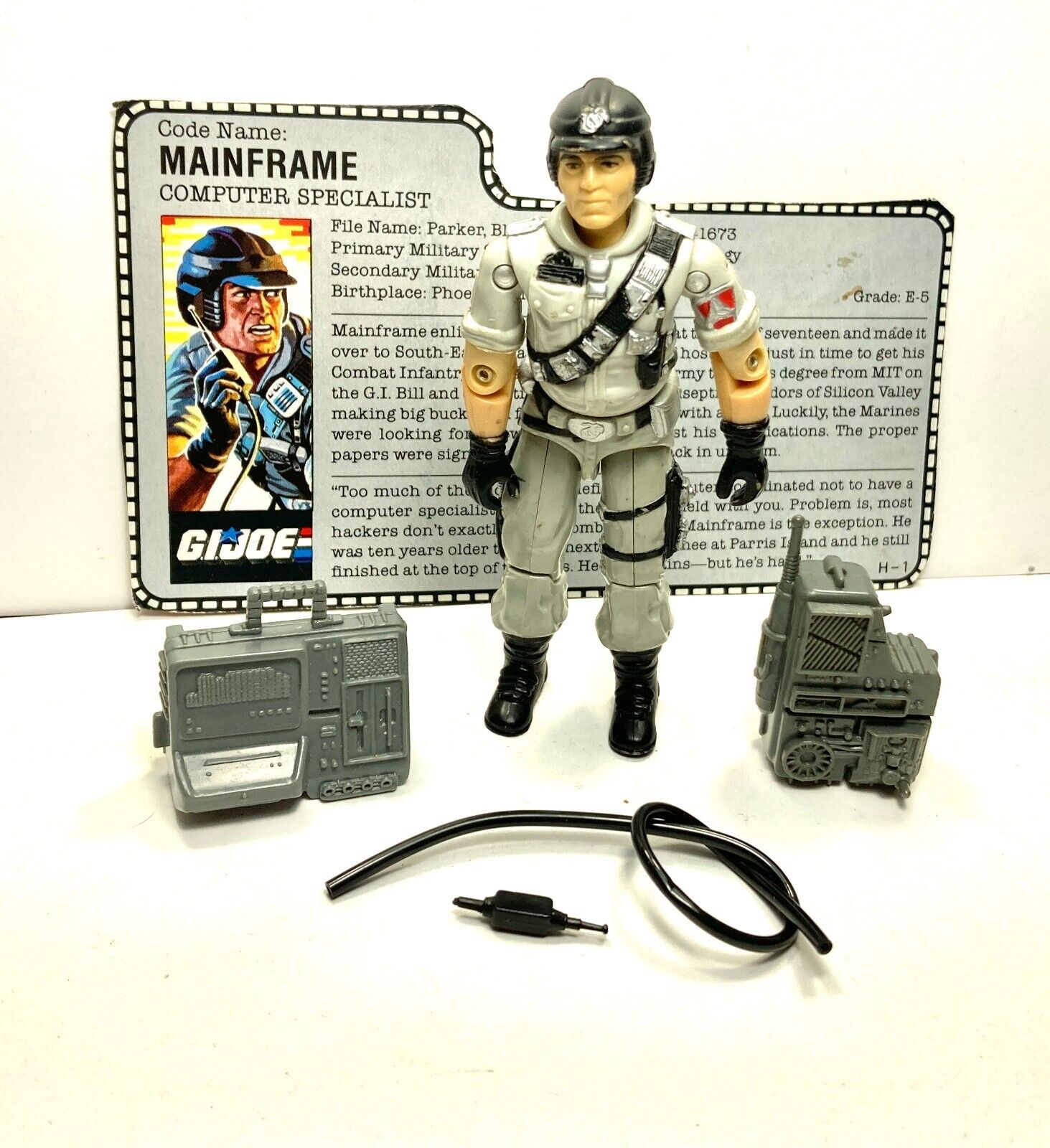 Mainframe V1 100% Complete G.I. Joe 1986 Hasbro Vintage Action Figure