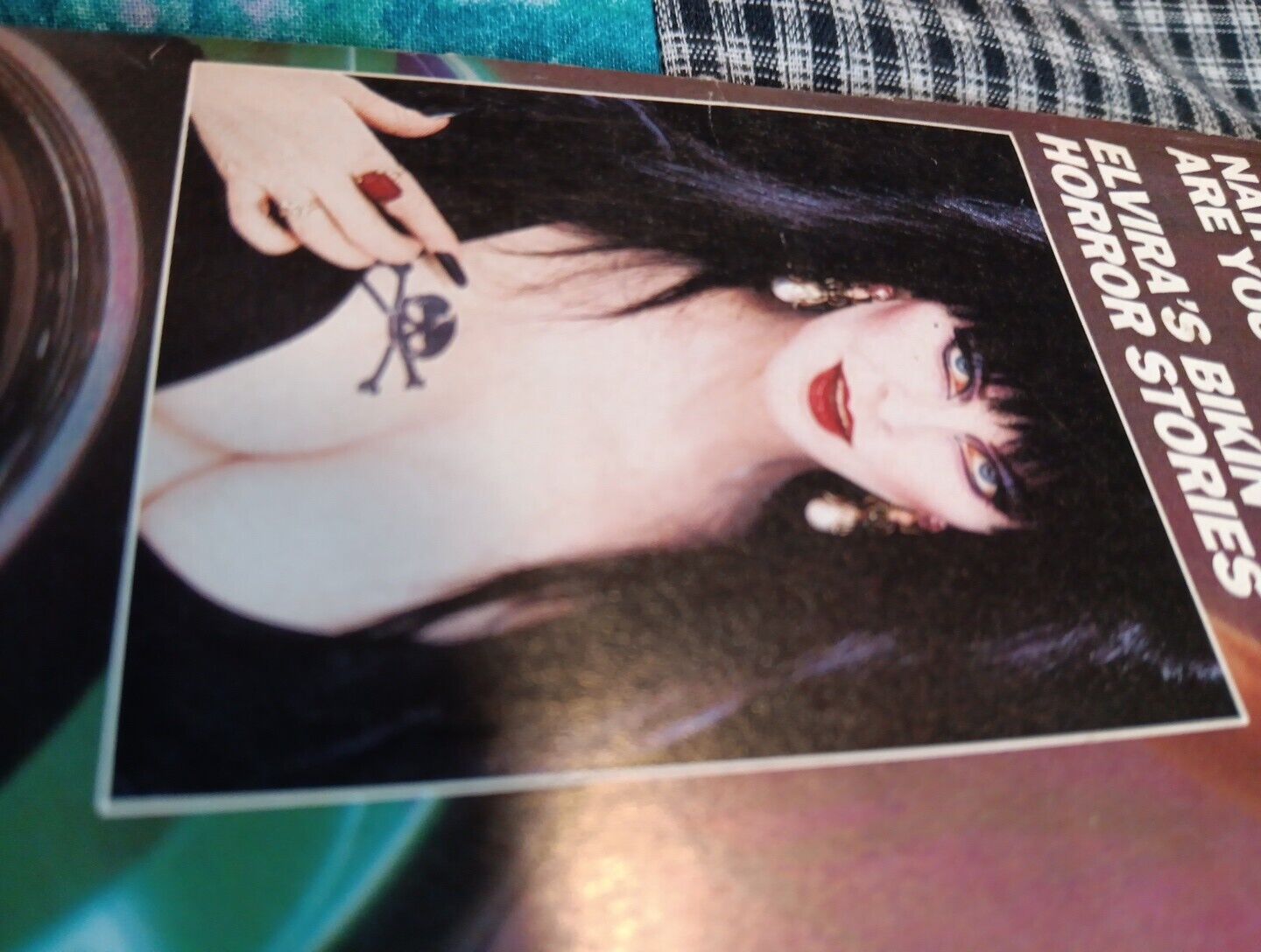 Easy Riders Magazine October  1992 Elvira Bikini 