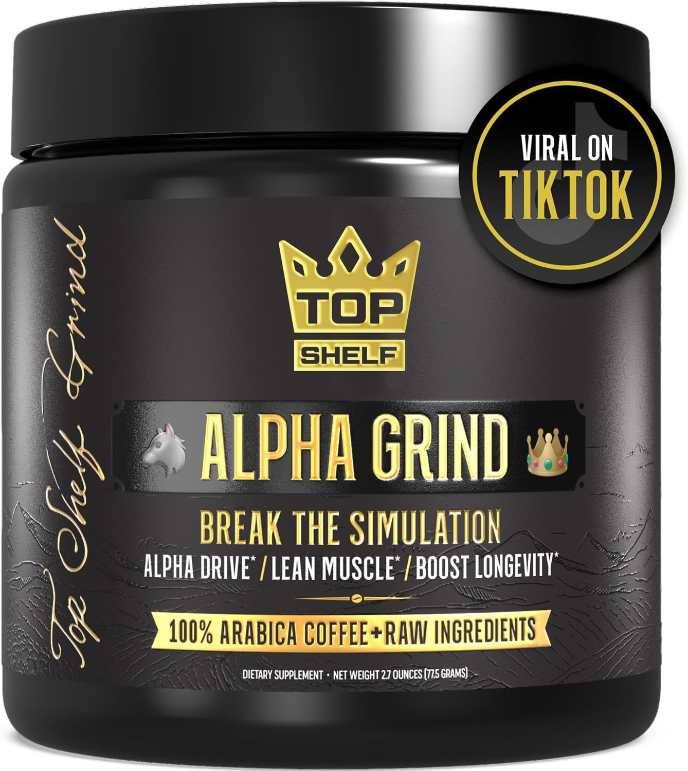 Alpha Grind – Instant Maca Coffee Brain Booster Nootropic Clarity Focus Optimal*