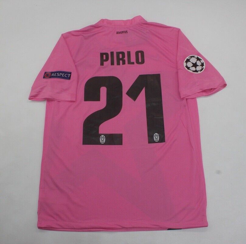 juventus jersey 2012 2013 shirt pirlo away pink champions league style
