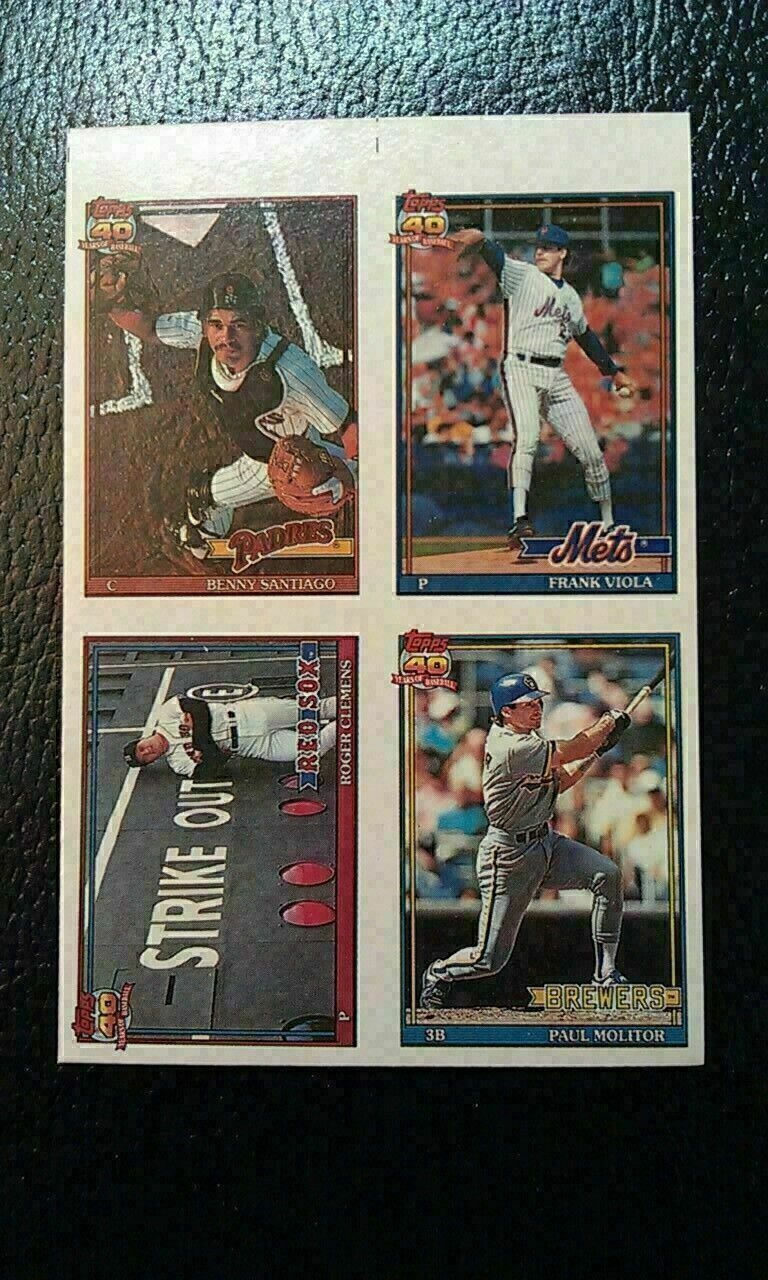 1991 Topps Cracker Jack Proof Cards and 4 Panels Series 1 and 2 ODDBALL YOU PICK