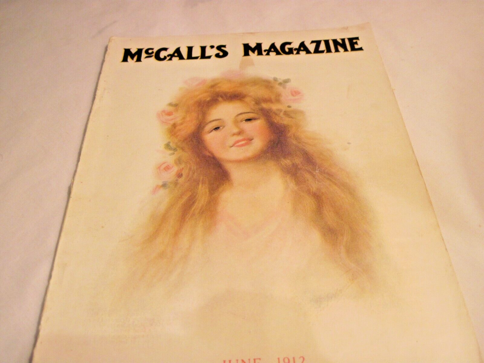 Antique McCalls Magazine June 1912 Fashion Pattern Book Needlework Vintage Ads