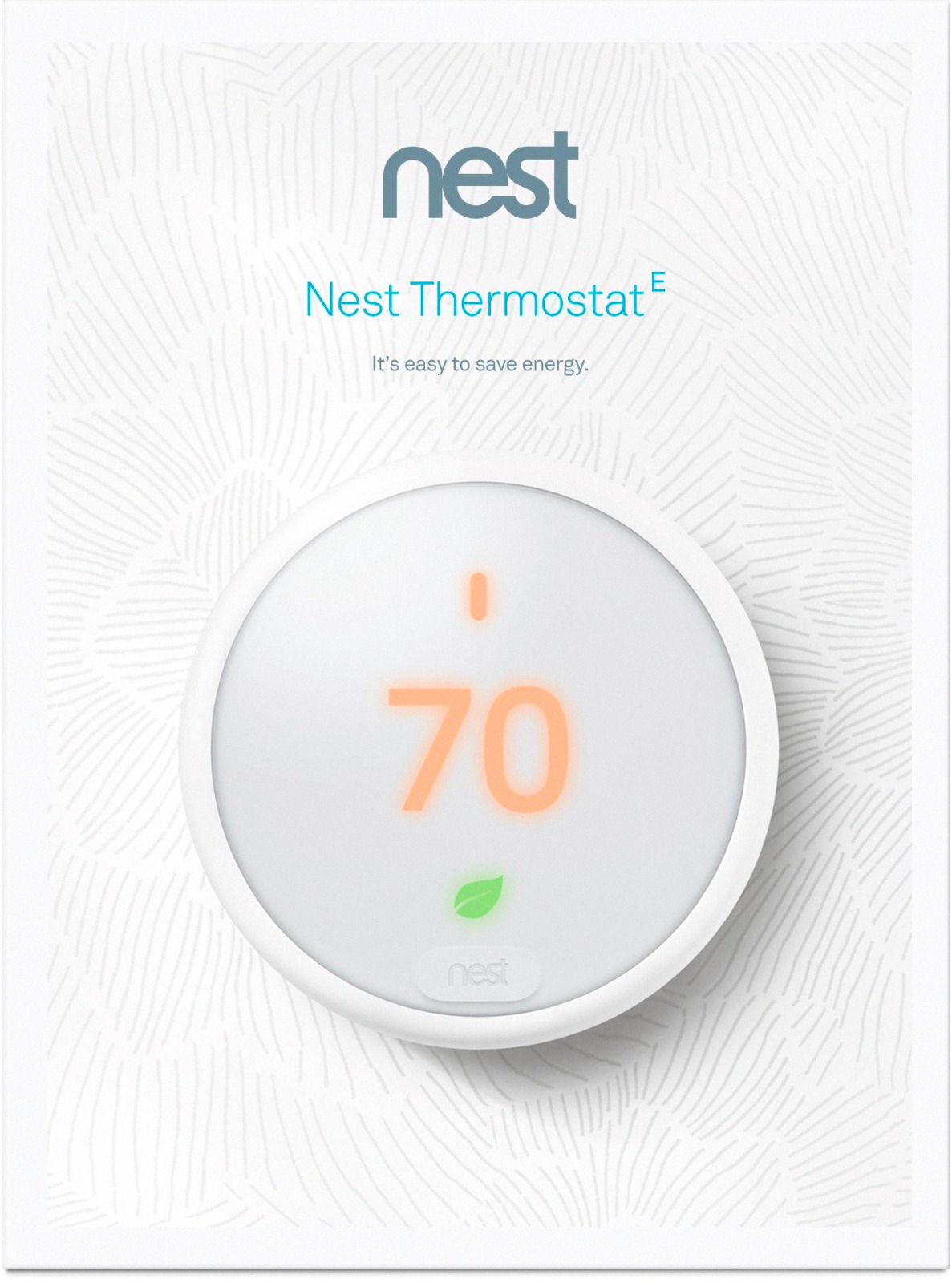 Sealed Google, T4000ES, Nest Thermostat E, Smart Thermostat White  S#B