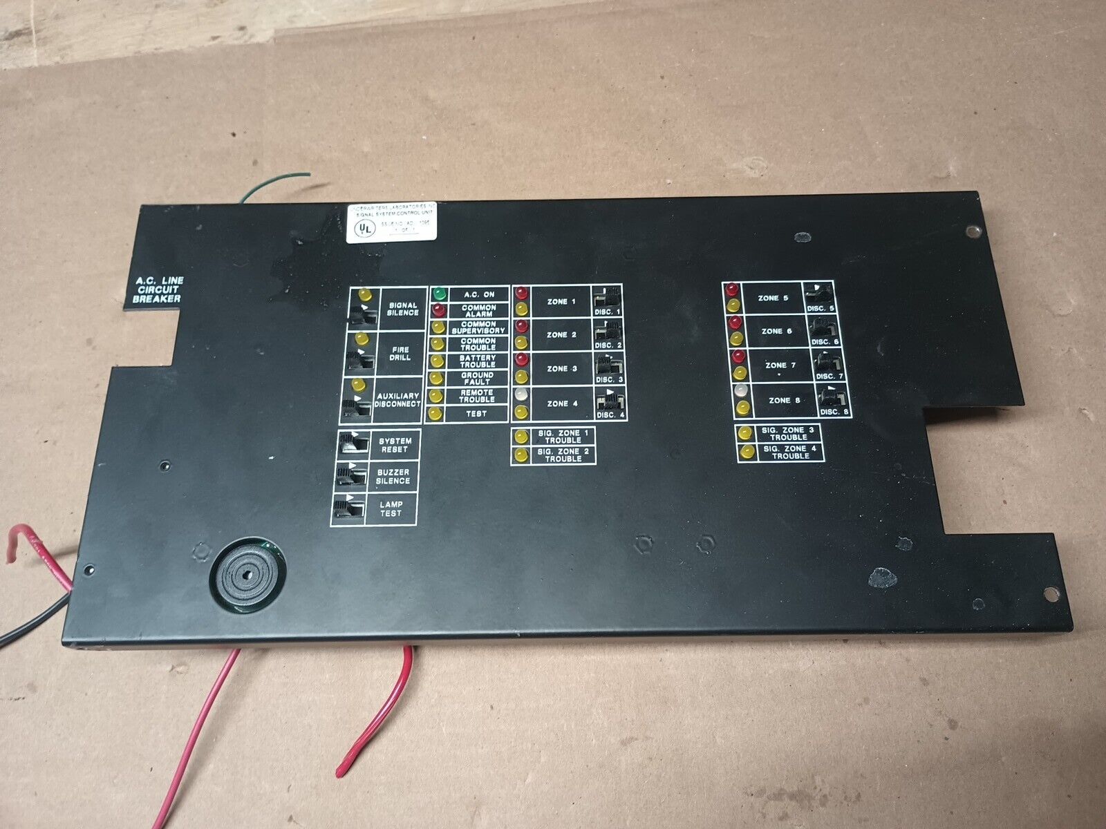 Gamewell Flex 4 MD-585 rev.h Fire Alarm Control Panel Board 